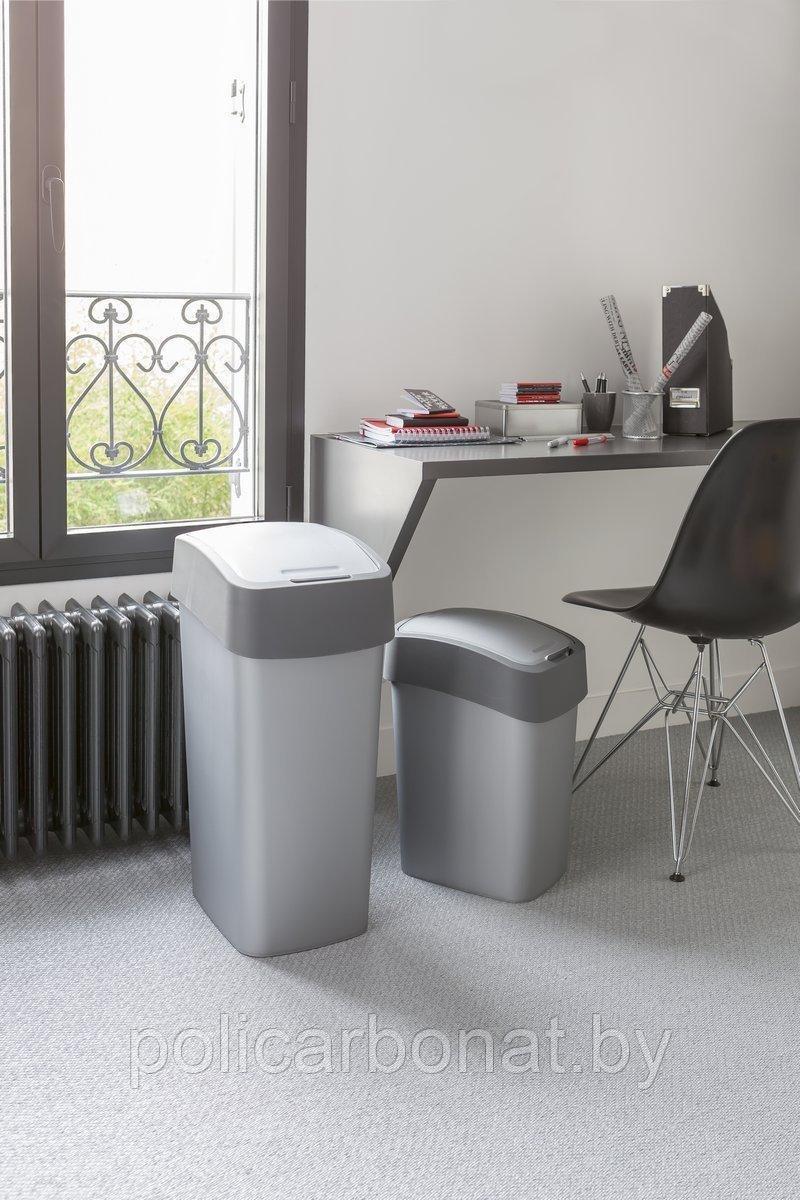 Контейнер для мусора Pacific Flip Bin 50L, серый/графит - фото 3 - id-p107895693