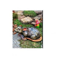 Фигура садовая крыса лежачая 40см, бронза, арт.кбк-33309
