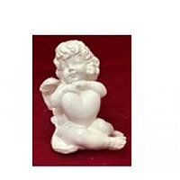 Статуэтка ангел эльза бел. 15 см арт.нсх-80114