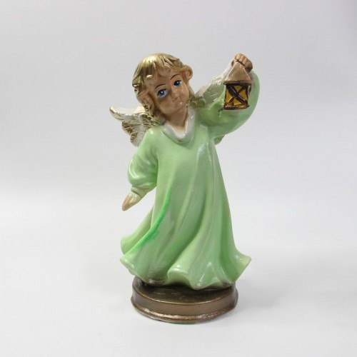 Статуэтка ангел с фонарем большой рисованный 25см. арт. нлк-13441 - фото 1 - id-p176750571