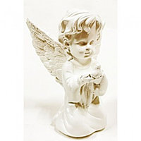 Статуэтка ангел девочка с голубем бел. 15*11, арт.нсх-29