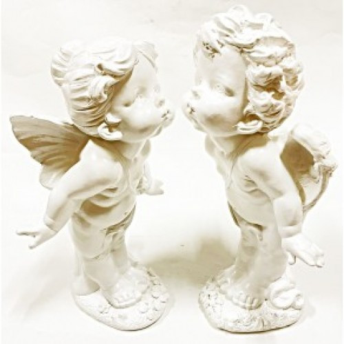 Статуэтка ангел пара поцелуйчики бел, арт.нсх-36 - фото 1 - id-p170629238