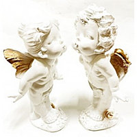 Статуэтка ангел пара поцелуйчики зол, арт.нсх-37