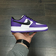 Кроссовки Wmns Nike Air Force 1 '07 3 Purple White Black, фото 5