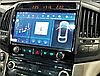 Штатная магнитола в стиле Toyota Land Cruiser 200 2007-2015 (для низких комплектаций) Android 10, фото 5