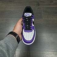 Кроссовки Nike Air Force 1 '07 3 Purple White Black, фото 3