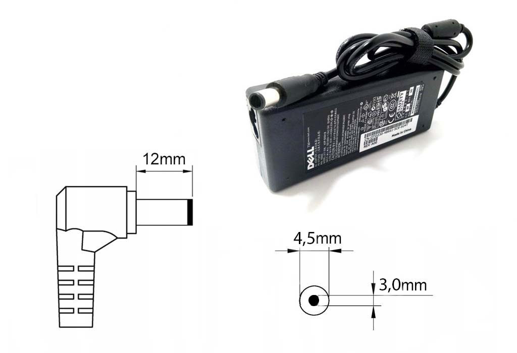 Оригинальная зарядка (блок питания) для ноутбука Dell Vostro 15 3558, G6J41, 65W, штекер 4.5x3.0 мм