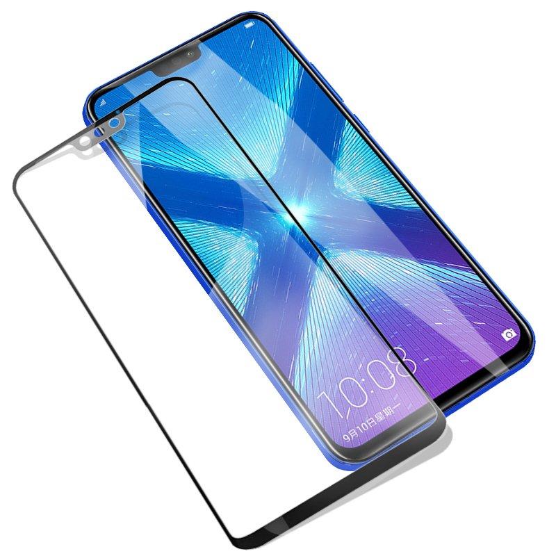 Защитное стекло "ПРЕМИУМ" Huawei Honor 8A/Honor 8A Pro/Y6 2019/Y6s Черное - фото 1 - id-p178697616