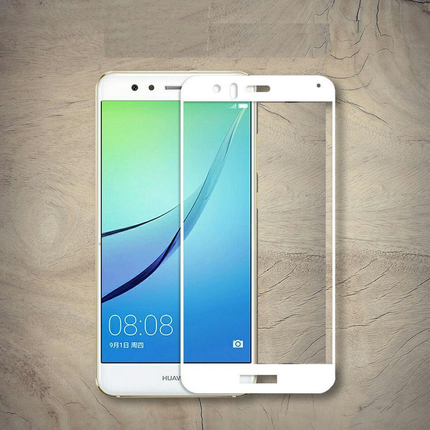 Защитное стекло "Полное покрытие" Huawei P10 Lite Белое - фото 1 - id-p178697629
