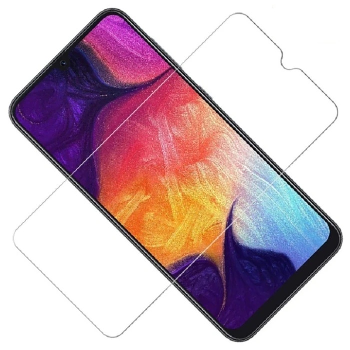 Защитное стекло "Полное покрытие" Samsung A50 Full Glue Original Glass 10D 0,3 мм (желтая подложка) - фото 1 - id-p178697720