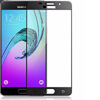 Защитное стекло "Полное покрытие" Samsung A510F (A5 2016) Черное