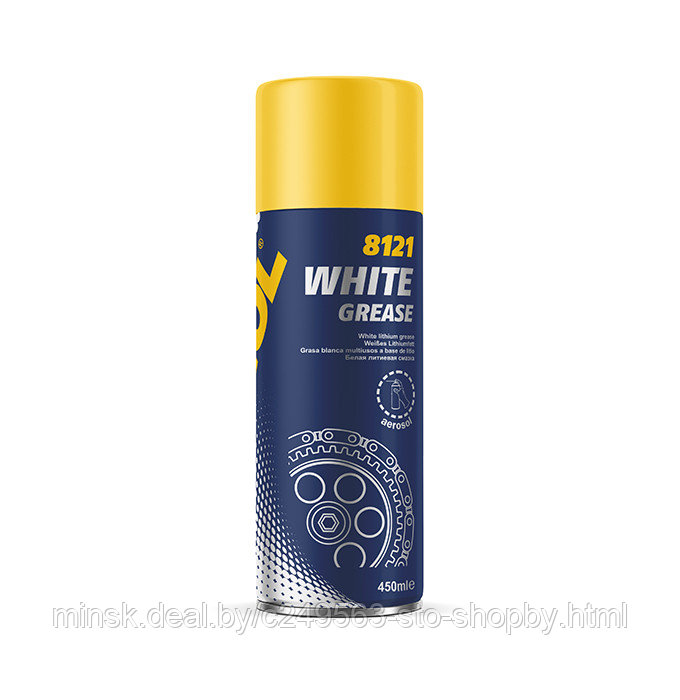 Белая литиевая смазка 450мл MANNOL 8121 White Grease: продажа, цена в ...