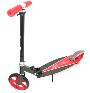 Самокат двухколесный Scooter C22 R красный, нагрузка до 100 кг си - фото 1 - id-p178701763