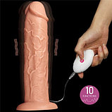 Большой вибратор на присоске Lovetoy Realistic Long Vibrating Dildo 28 см, фото 2