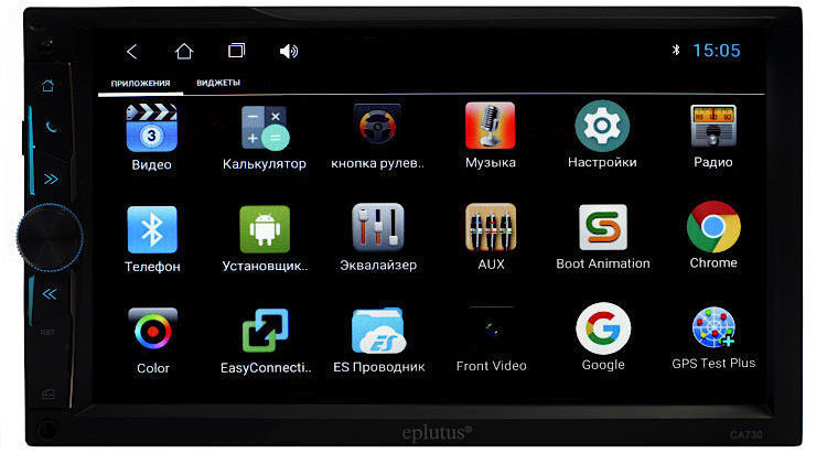 Автомагнитола 2Din Eplutus CA730 Android (WiFi,Bluetooth,GPS,USB,TF,FM,AUX) - фото 5 - id-p143153486