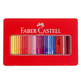 Карандаши цветные акварельные 48 цветов Faber-Castell GRIP 2001, трёхгранные с массажными шашечками,, фото 2
