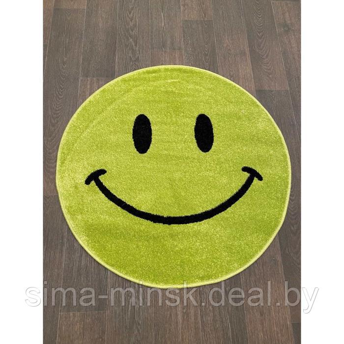 Ковёр круглый Smile nc19, 100x100 см, цвет green - фото 1 - id-p178712278