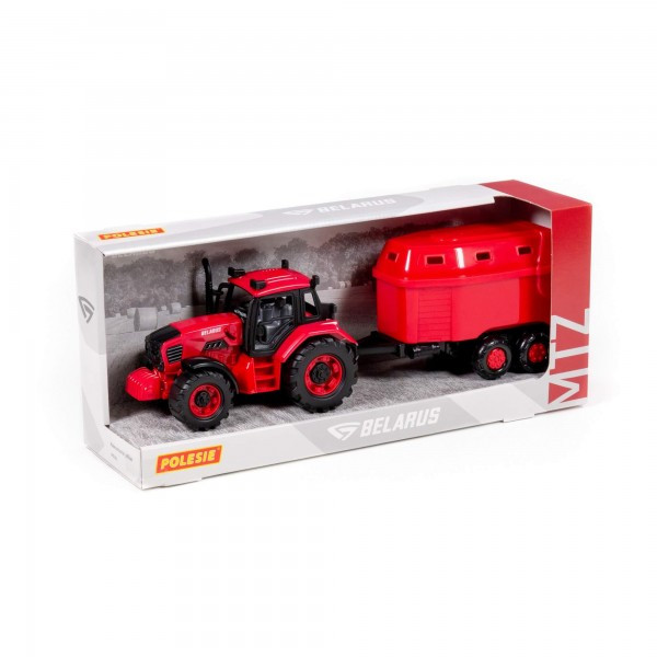 Детская игрушка трактор BELARUS (БЕЛАРУС) для перевозки животных арт. 91499 - фото 1 - id-p178714974