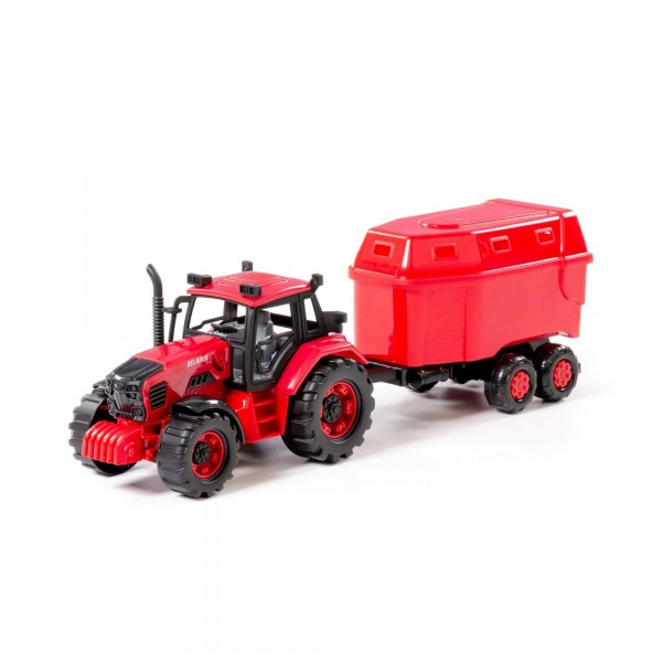 Детская игрушка трактор BELARUS (БЕЛАРУС) для перевозки животных арт. 91499 - фото 2 - id-p178714974