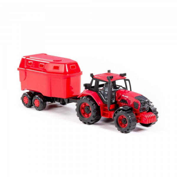 Детская игрушка трактор BELARUS (БЕЛАРУС) для перевозки животных арт. 91499 - фото 6 - id-p178714974