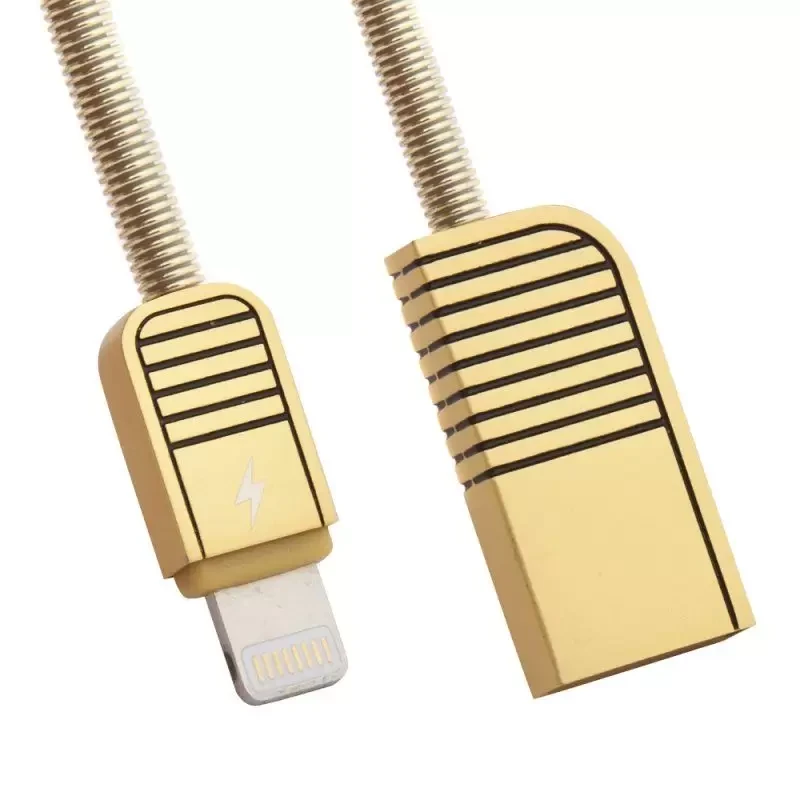 USB кабель Remax Linyo Series Cable RC-088i для Apple 8-pin, золотой