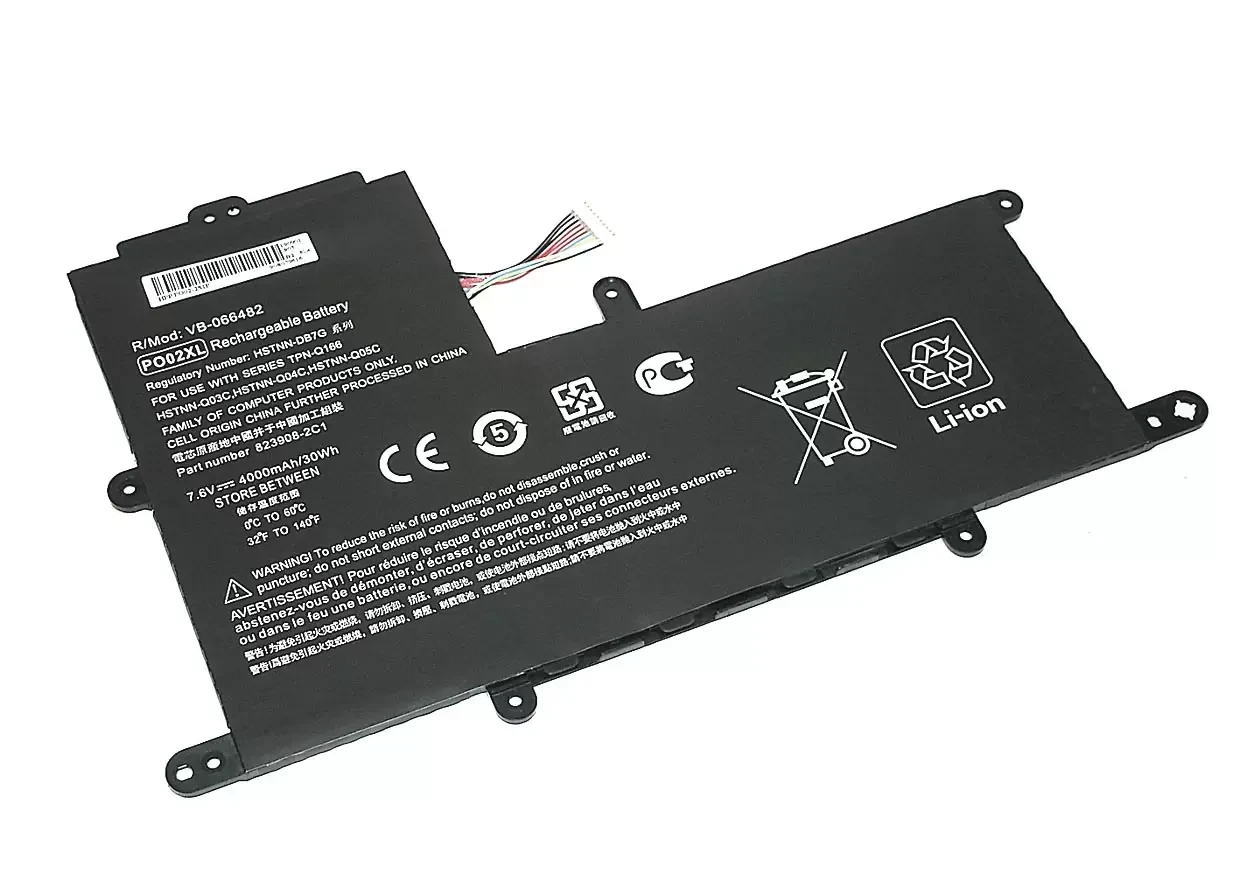 Аккумулятор (батарея) PO02XL для ноутбука HP Stream 11-R, 7.6В, 4000мАч OEM