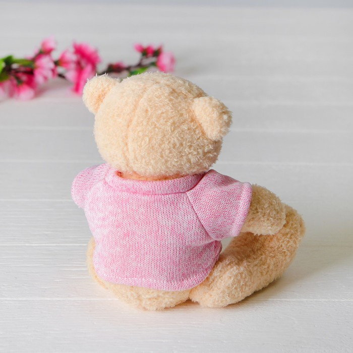 Мягкая игрушка «Медведь», 20 см, кофточка с надписью, цвета МИКС - фото 2 - id-p178718822