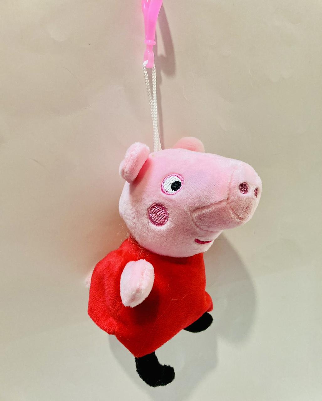 Мягкая  игрушка брелок Свинка Пеппа, 14 см