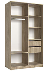 "Сенатор АЭП ШК.2.03 — стильный шкаф-купе из дуба сонома, размеры 1200x2200x600 мм", фото 2