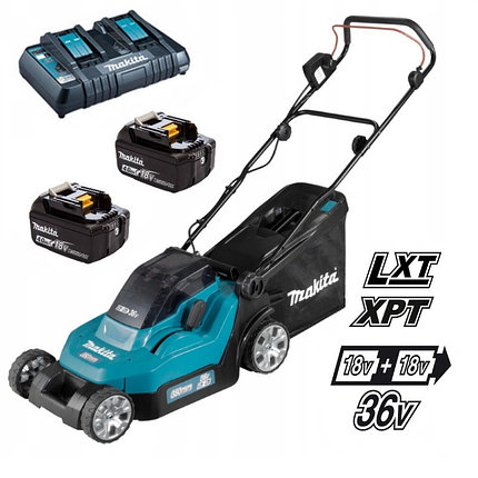 Газонокосилка аккумуляторная MAKITA DLM 382 PM2, фото 2