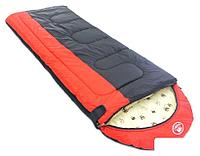 Спальный мешок BalMax Аляска Camping Plus -5 (черный/красный, правая молния)