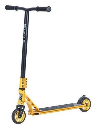 Самокат Novatrack Pixel BL 110A.PIXEL.GD20 (черный/золотистый), фото 2