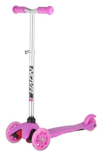 Трехколесный самокат Novatrack Disco-Kids Basic 120H.DISCOKIDS.PN20 (розовый)