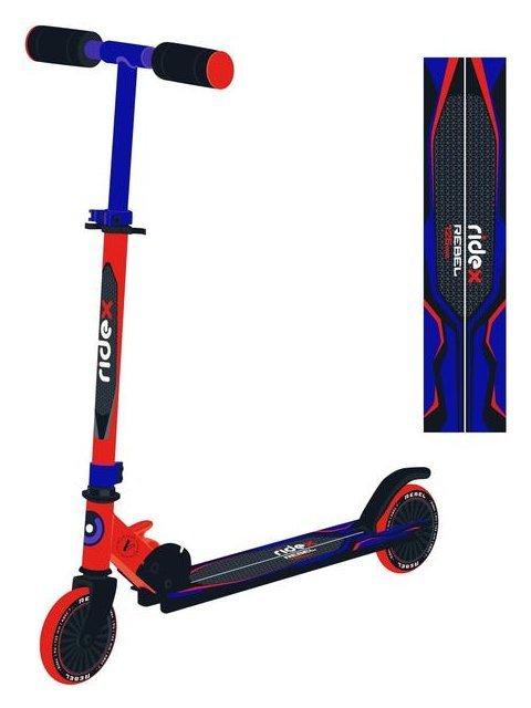 Двухколесный детский самокат Ridex Rebel (красный/синий)