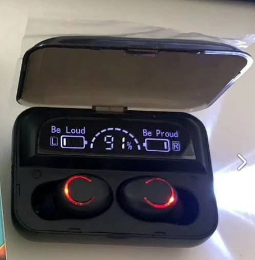 Беспроводные Bluetooth наушники с микрофоном и внешним аккумулятором TWS V 5.1 F9 - фото 6 - id-p178734068