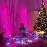 Напольный светильник RGB 140 см / торшер, управление с приложения, фото 7