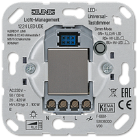 Механизм диммера клавишного 1-канального (Тип R, L, C, HV-LED) 20-420W // Jung