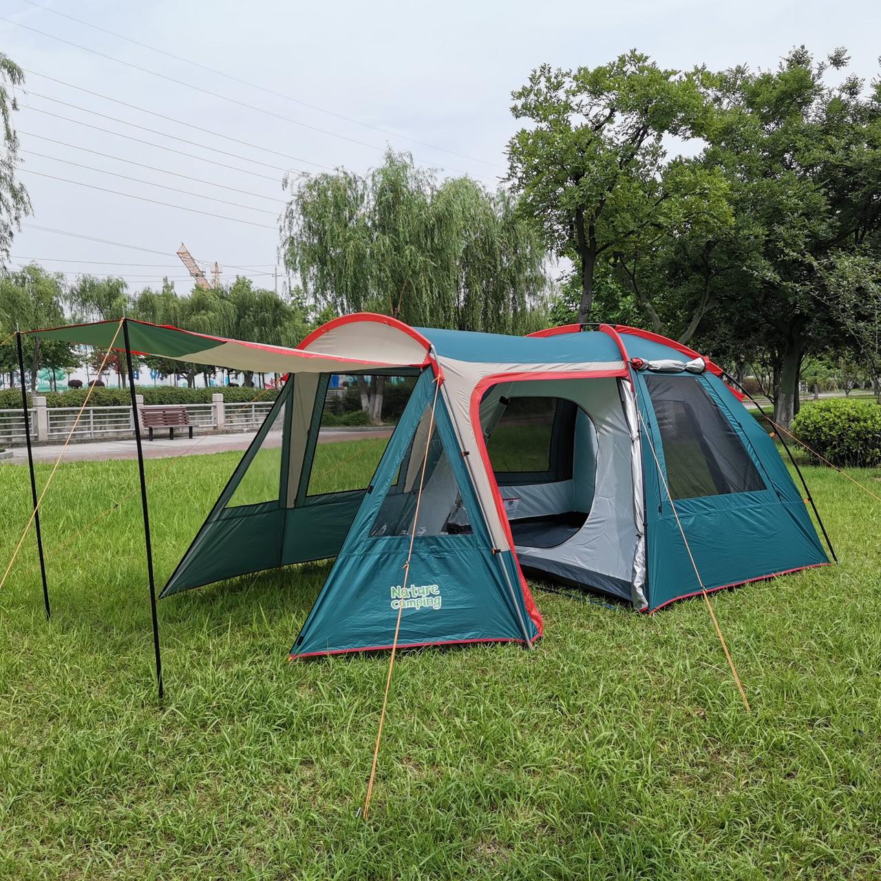 4-хместная туристическая палатка-шатер MirCamping JWS-015 с тамбуром, 425х245х175