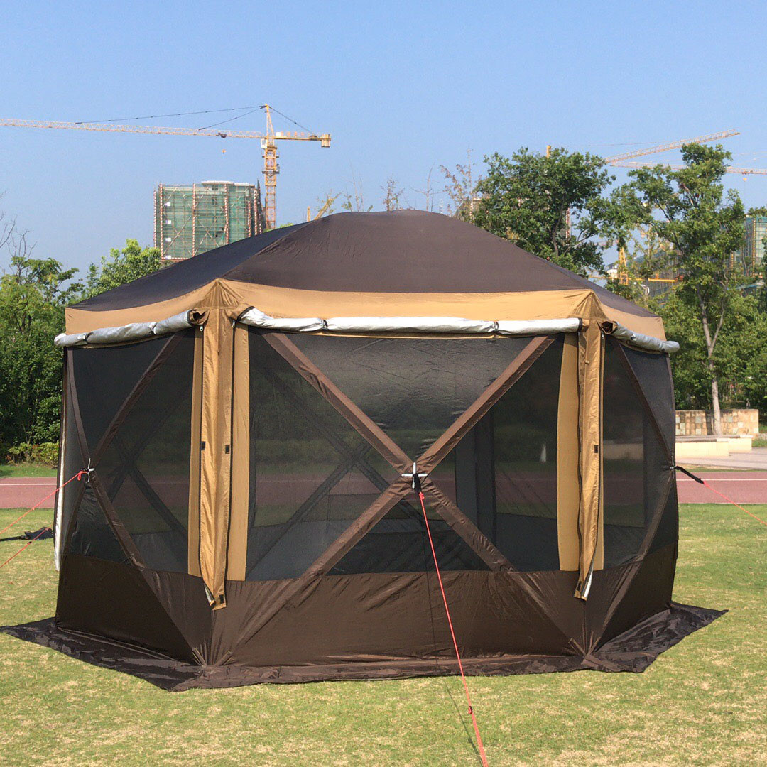 Тент-шатер с полом Mircamping 360х360х235, арт. 2905YT - фото 3 - id-p178746928