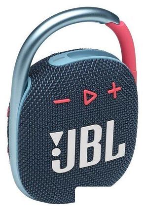 Беспроводная колонка JBL Clip 4 (темно-синий/розовый), фото 2