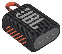 Беспроводная колонка JBL Go 3 (черный/оранжевый), фото 3