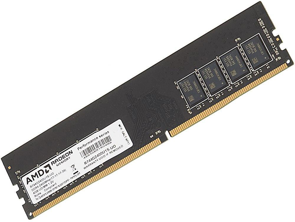 AMD R744G2400U1S-UO DDR4 DIMM 4Gb PC4-19200