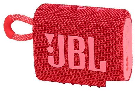 Беспроводная колонка JBL Go 3 (красный), фото 2