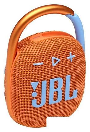 Беспроводная колонка JBL Clip 4 (оранжевый), фото 2