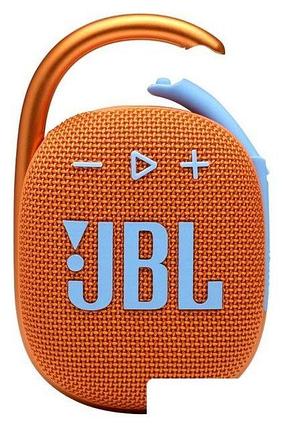 Беспроводная колонка JBL Clip 4 (оранжевый), фото 2