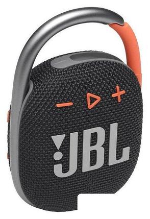 Беспроводная колонка JBL Clip 4 (черный/оранжевый), фото 2