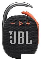 Беспроводная колонка JBL Clip 4 (черный/оранжевый), фото 2