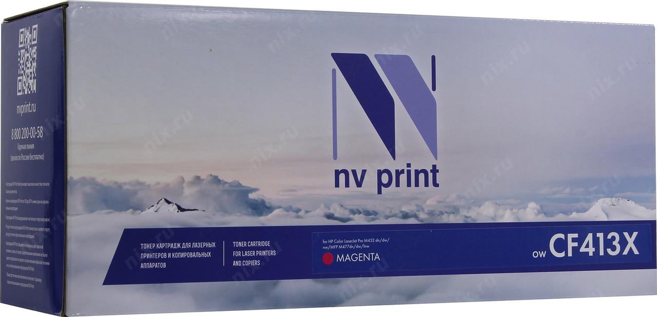 Картридж NV-Print CF413X Magenta для HP Color LJ Pro M452dw/M452nw/M452dn MFP M477dn/M477dw/M477fnw