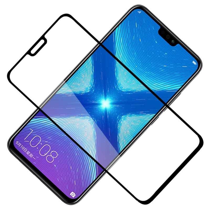 Защитное стекло "Полное покрытие" Huawei Honor 8X/9X Lite/9Xlite Черное - фото 1 - id-p178697601