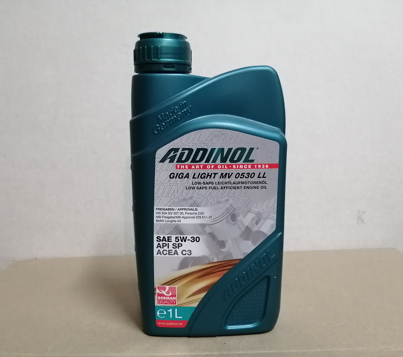 ADDINOL MV 0530 Giga Light LL, 5W30 DPF, 1л - фото 1 - id-p51816920